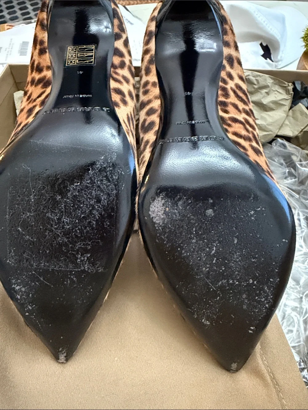 Burberry Animal Print Heels